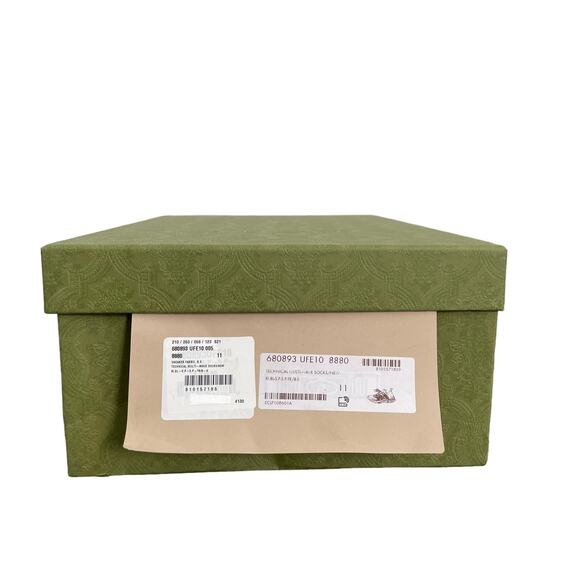 GUCCI Men's Run Sneaker Low Top Blue White Orange 680893 Size 11 US 11.5 NEW - Picture 13 of 13